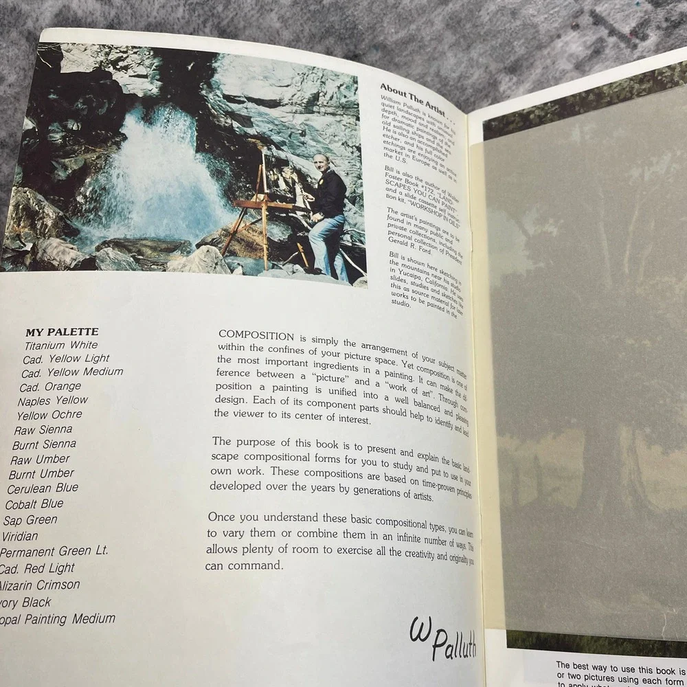 Composition Made Easy Art Book Walter‎ T. Foster William Palluth 194 Landscape